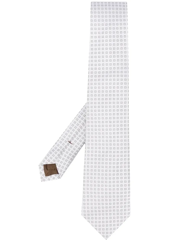 Church's Seidenkrawatte mit Stickerei - Nude Nude