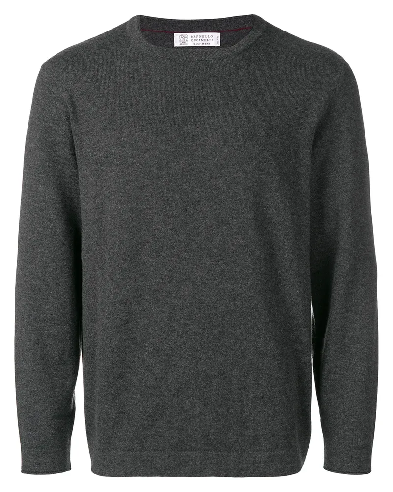 Brunello Cucinelli Pullover aus Kaschmir - Grau Grau