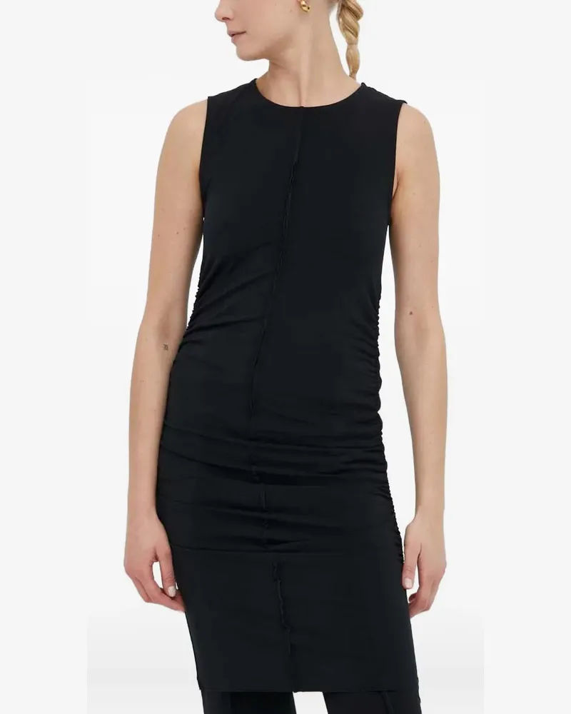 Day Birger et Mikkelsen Gerafftes Minikleid - Schwarz Schwarz