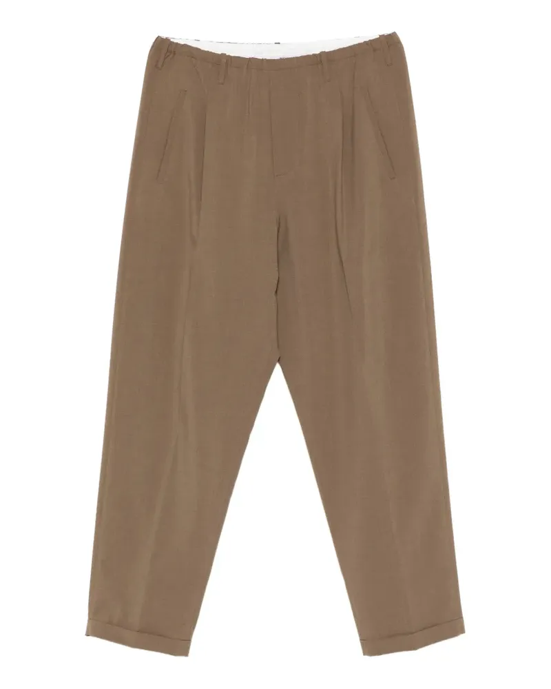 Magliano People pleated trousers - Braun Braun