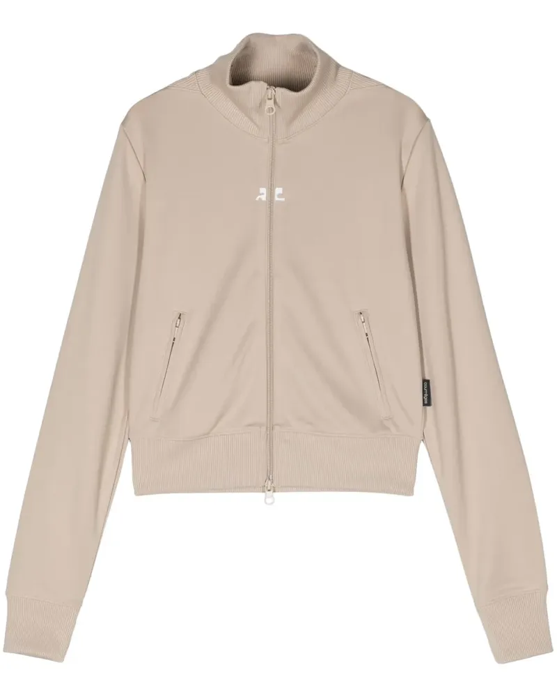 Courrèges Sportjacke mit Reißverschluss - Nude Nude