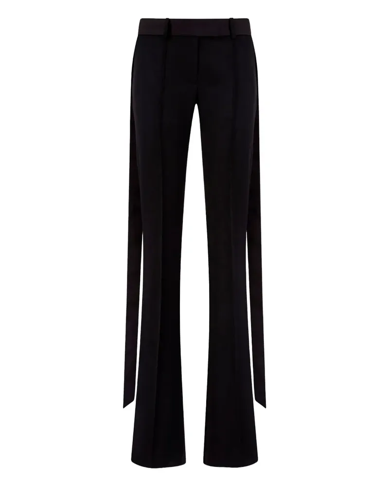 ATTICO belt loops trousers - Schwarz Schwarz