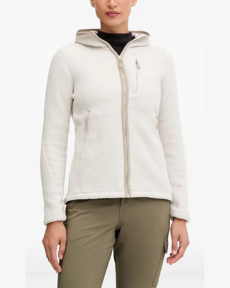 Jack Wolfskin hooded zip sweatershirt - Nude Nude