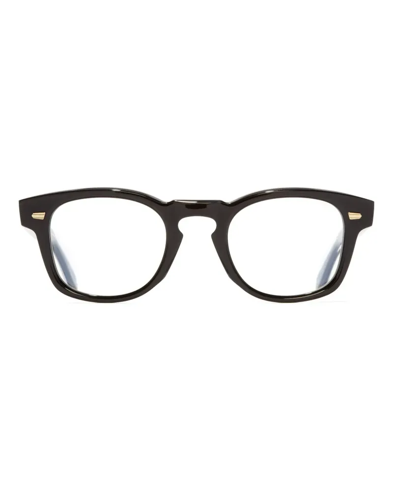 Cutler and Gross Brille mit eckigem Gestell - Schwarz Schwarz