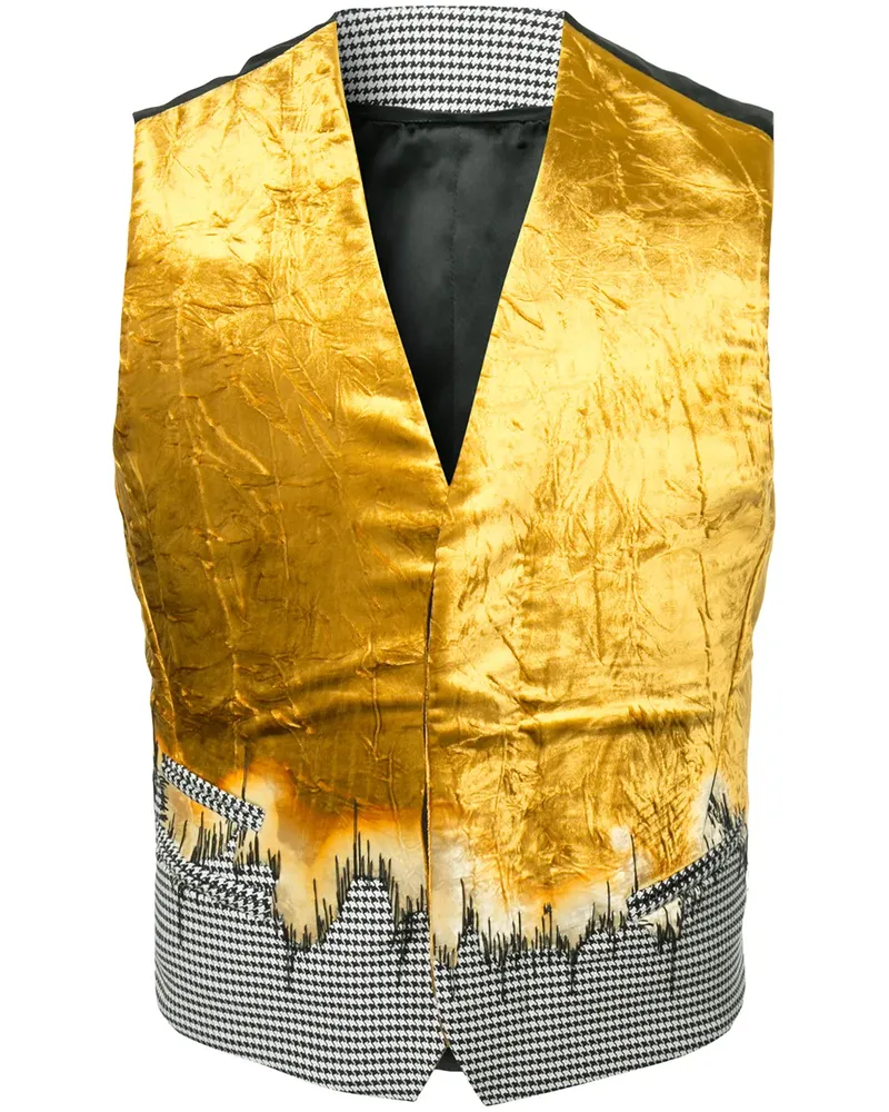 Haider Ackermann Dekonstruierte Weste - Gelb Gelb
