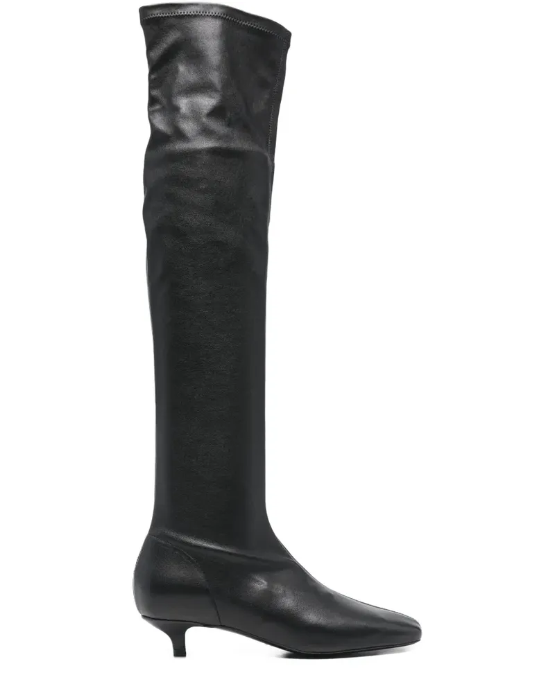 Totême nappa-leather knee-high boots - Schwarz Schwarz