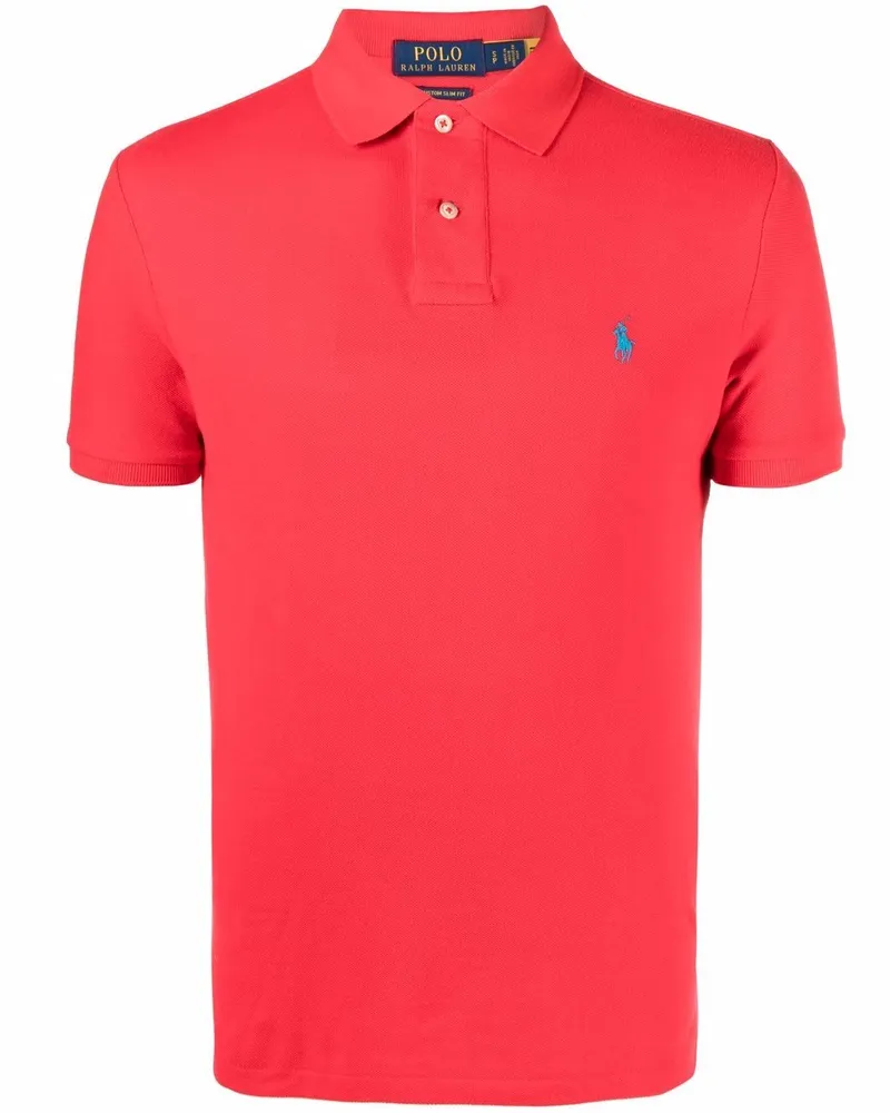 Ralph Lauren Poloshirt mit Logo-Stickerei - Rot Rot