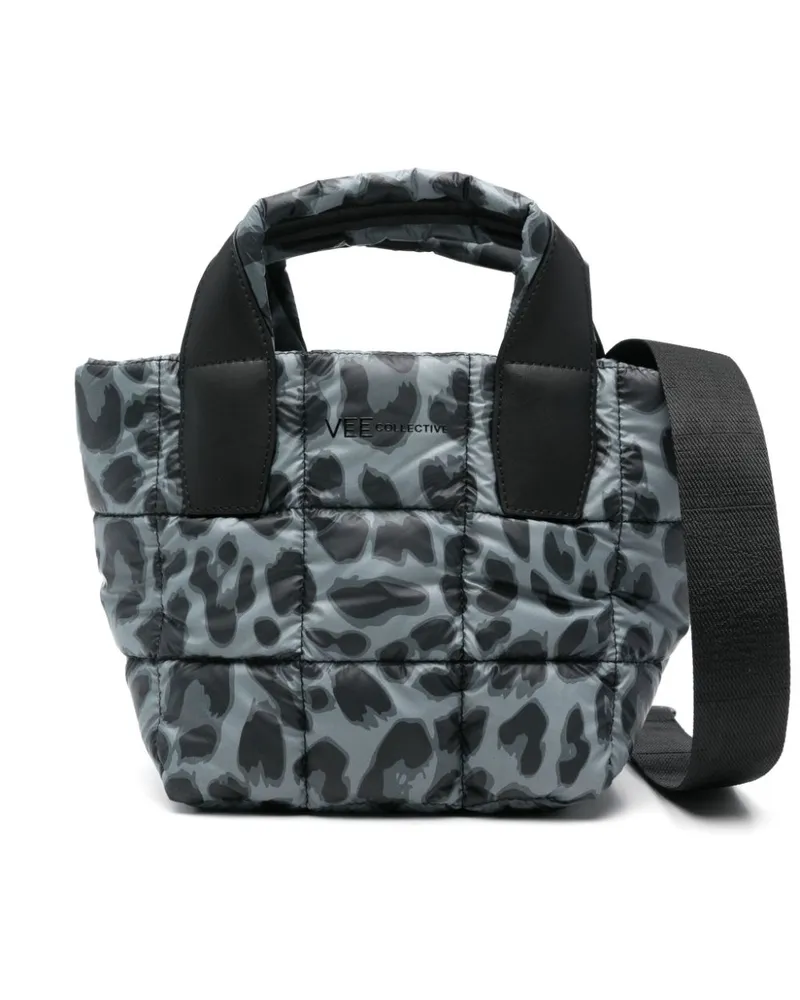 VeeCollective Mini Porter Handtasche - Grau Grau