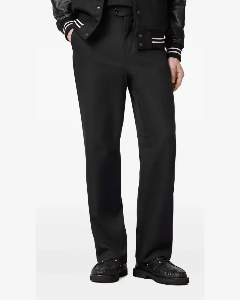 AllSaints Hose mit elastischem Bund - Schwarz Schwarz