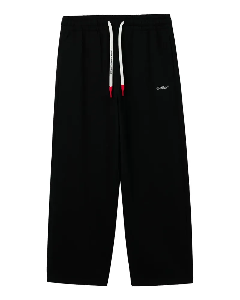 OFF-WHITE Jogginghose mit diagonalen Streifen - Schwarz Schwarz