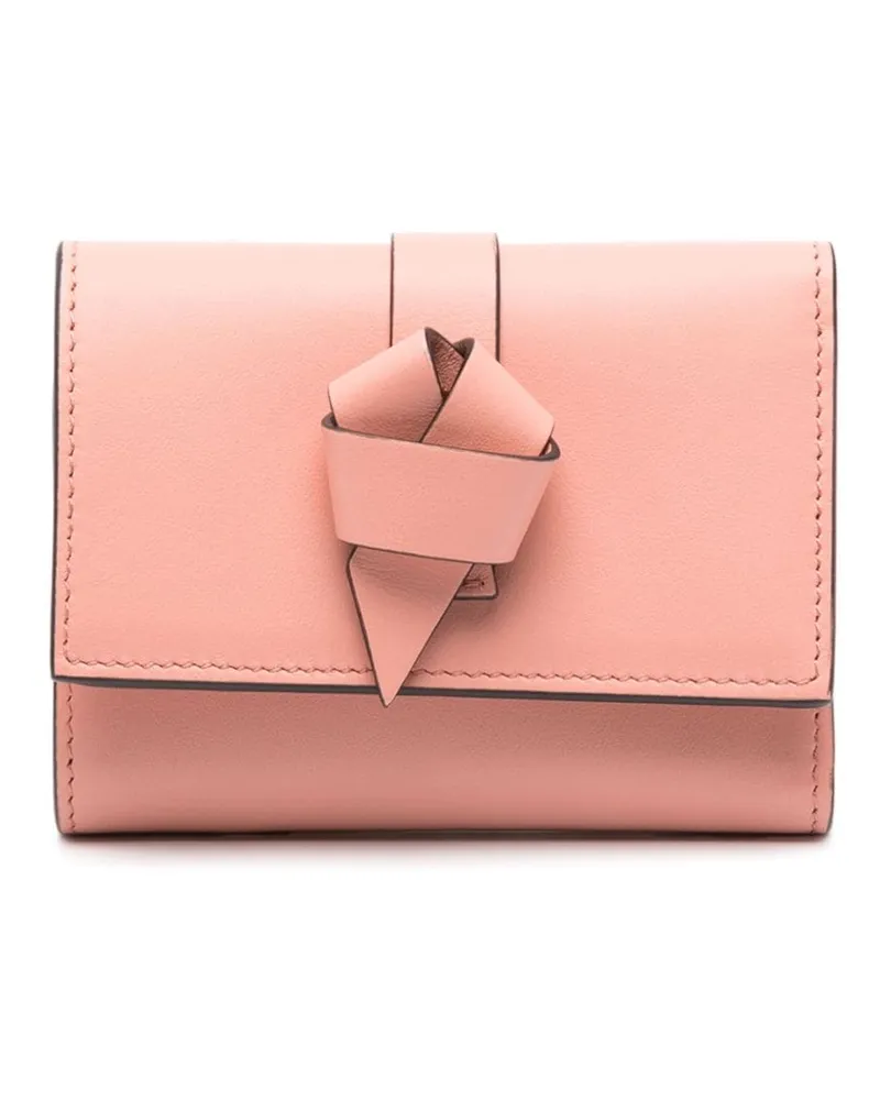 Acne Studios Portemonnaie mit Knoten - Rosa Rosa