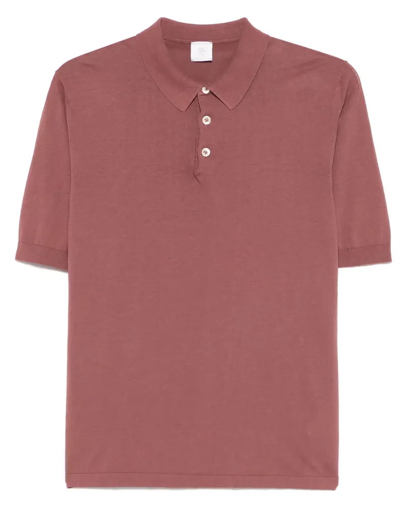 Eleventy Poloshirt mit kurzen Ärmeln - Violett Violett