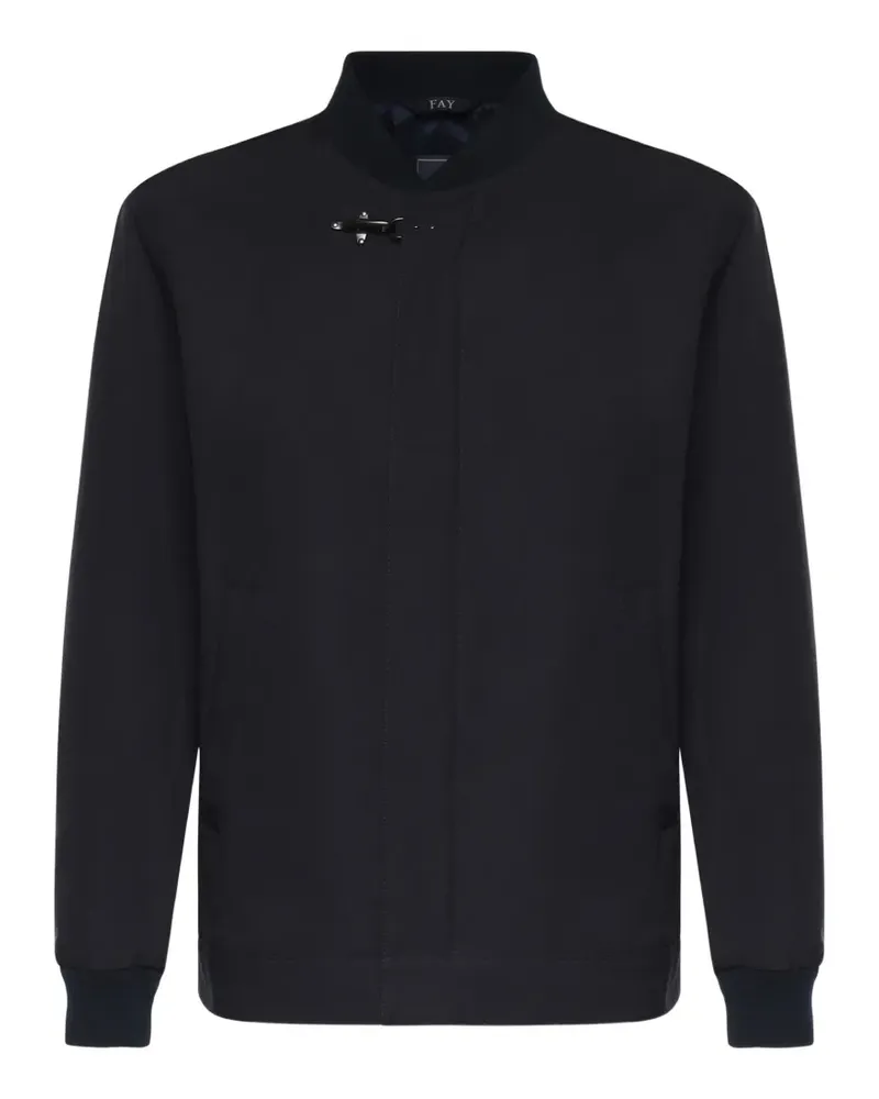 Fay toggle-fastening jacket - Blau Blau