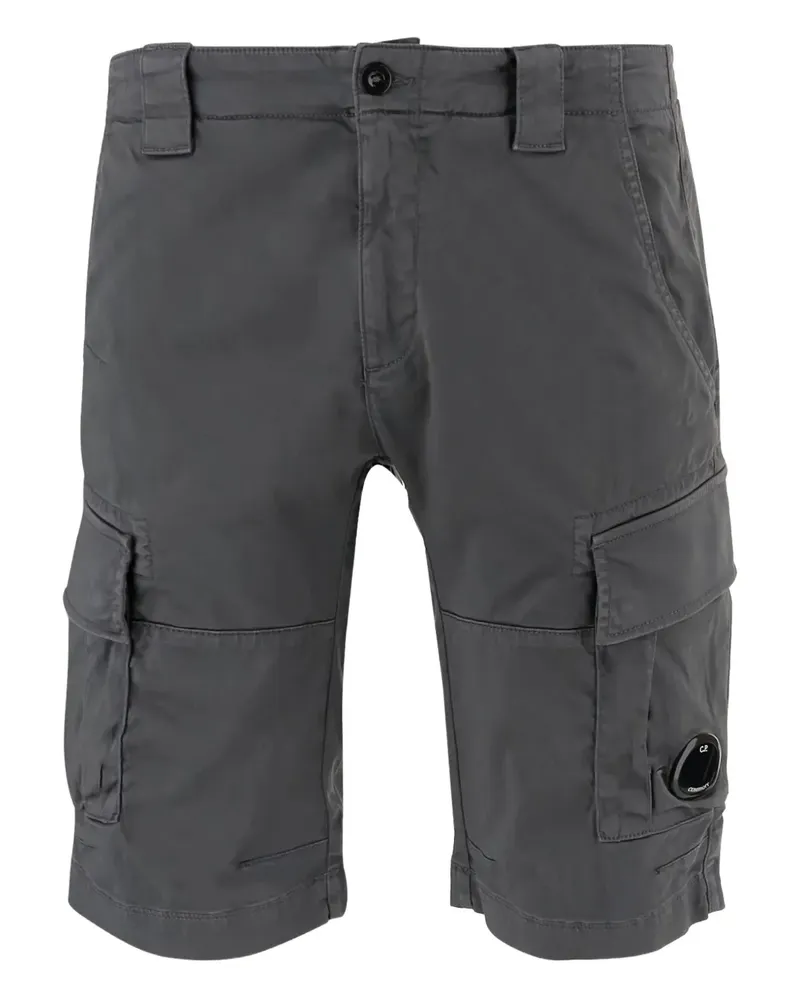 C.P. Company Cargo-Shorts mit Linsen-Detail - Grau Grau
