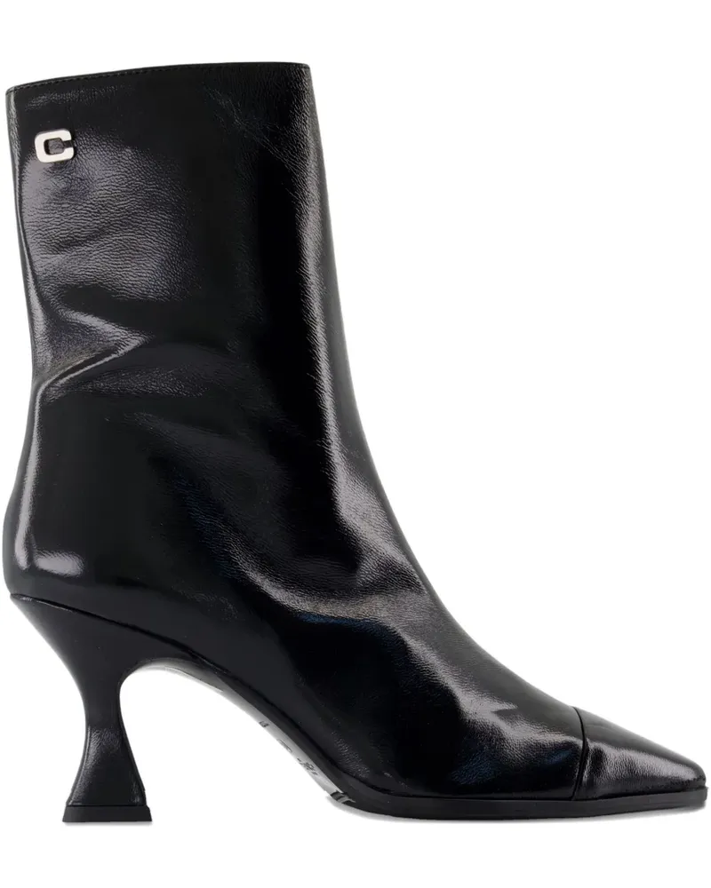Carel Stiefel mit angeschnittener Kappe - Schwarz Schwarz