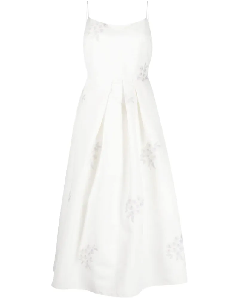 Sachin & Babi Audra Kleid mit Blumenstickerei - Weiß Weiß