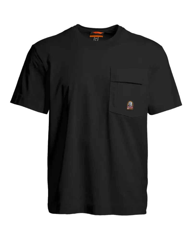 Parajumpers Mojave T-Shirt mit Brusttasche - Schwarz Schwarz
