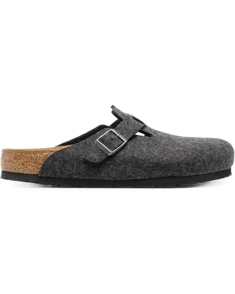 Birkenstock Boston Slipper mit runder Kappe - Grau Grau