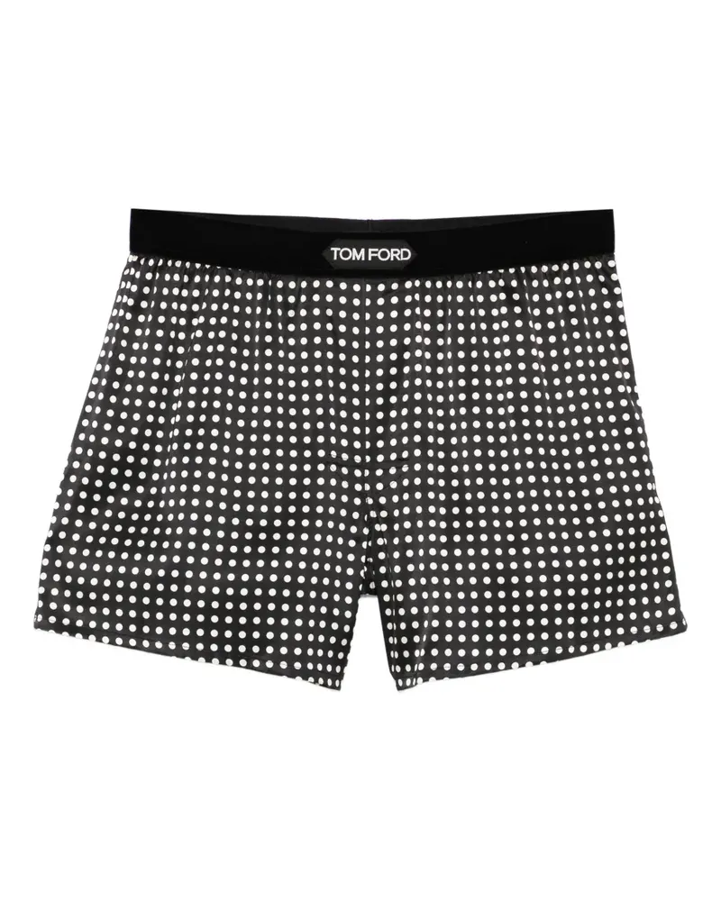 Tom Ford polka-dot boxer briefs - Schwarz Schwarz