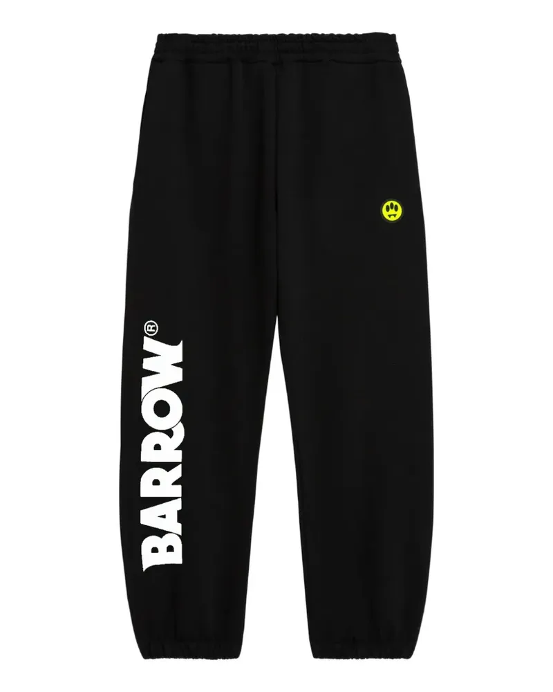 BARROW Jogginghose mit Logo-Print - Schwarz Schwarz