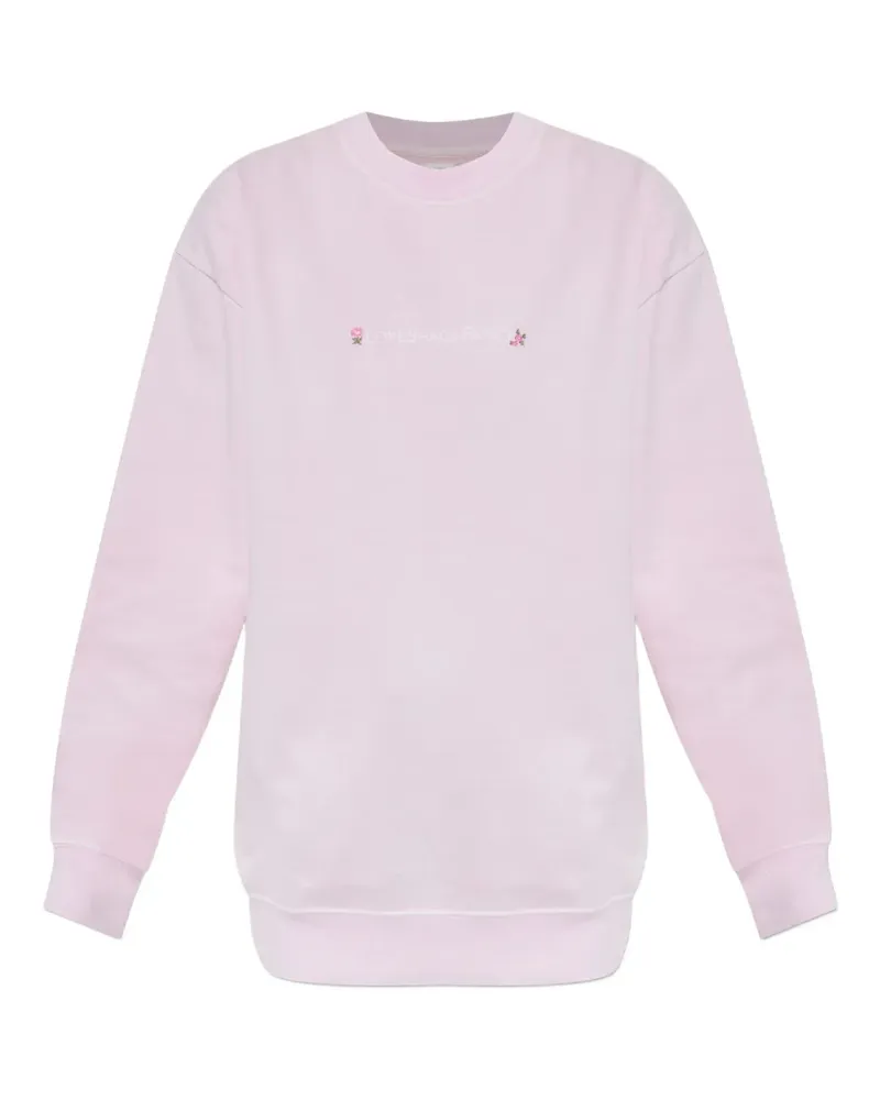 LoveShackFancy Palo Sweatshirt mit Stickerei - Rosa Rosa