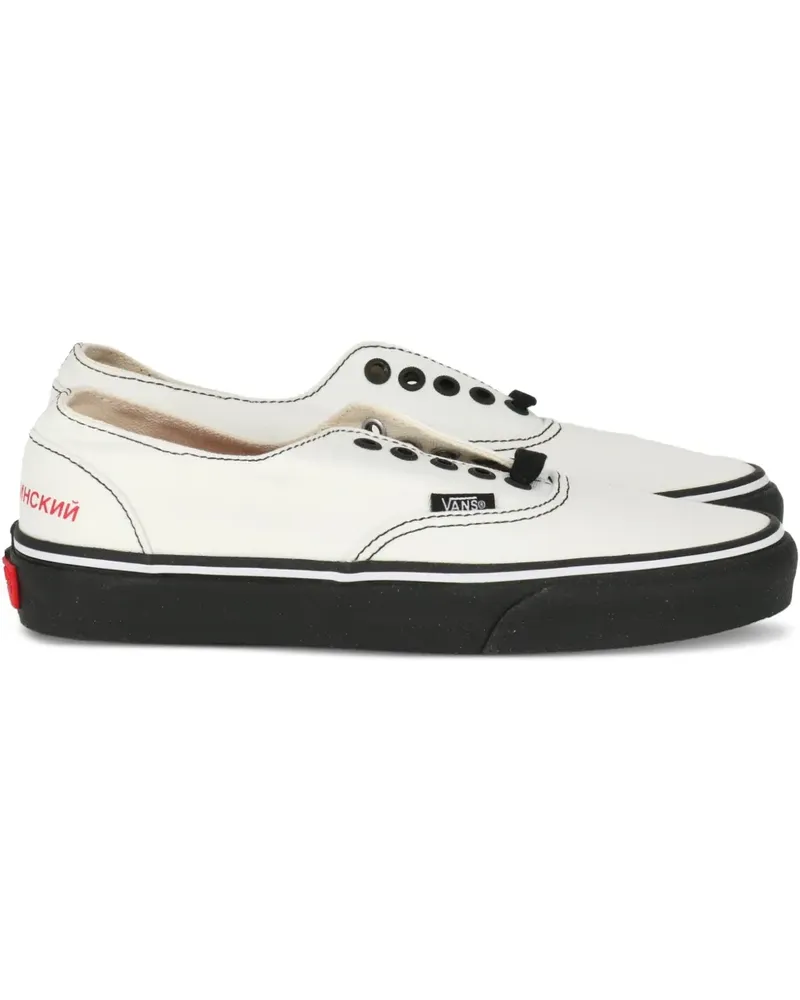 Gosha Rubchinskiy Sneakers mit Rubchinskiy-Logo - Weiß Weiß