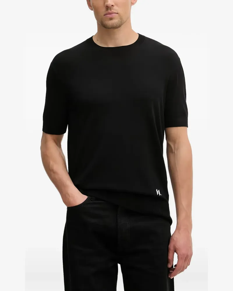 Karl Lagerfeld crew-neck T-shirt - Schwarz Schwarz