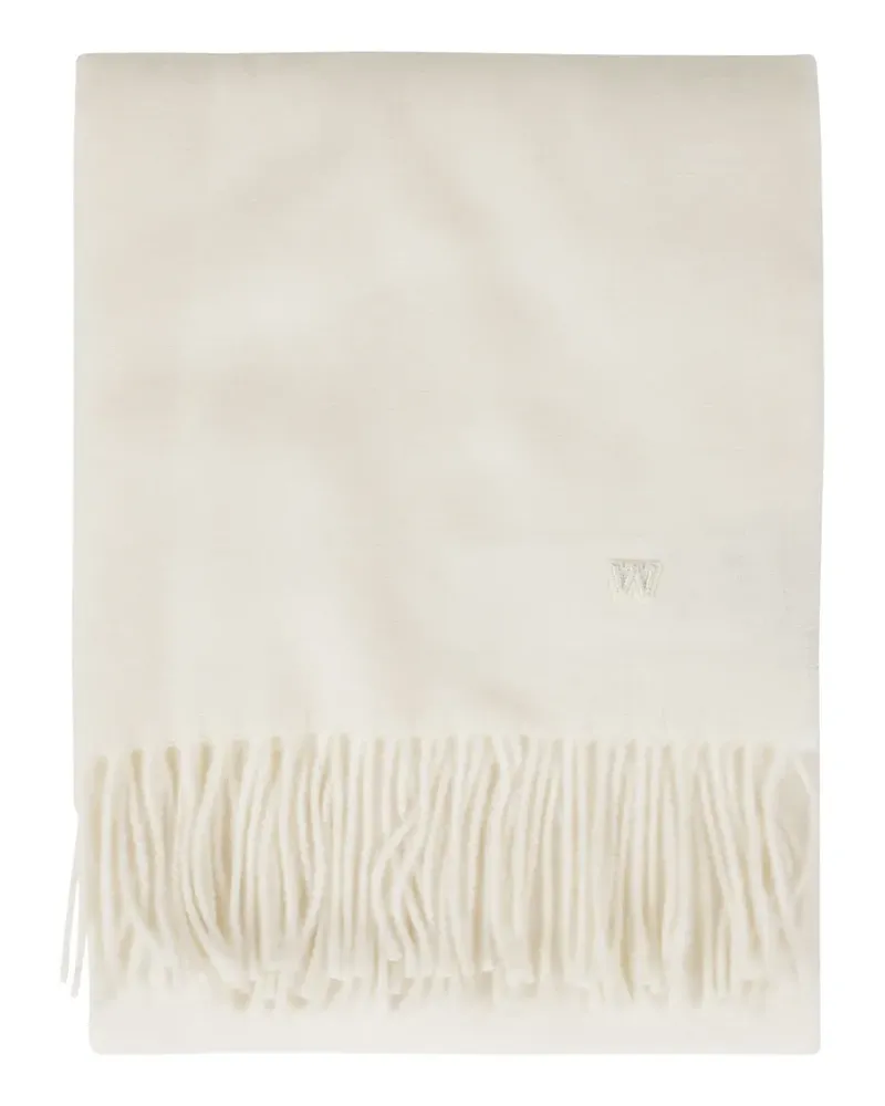 Max Mara Bestickter Schal - Nude Nude