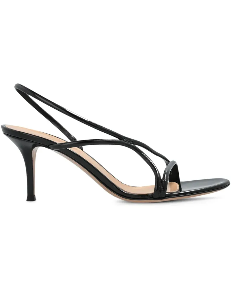 Gianvito Rossi Sandalen aus Leder - Schwarz Schwarz