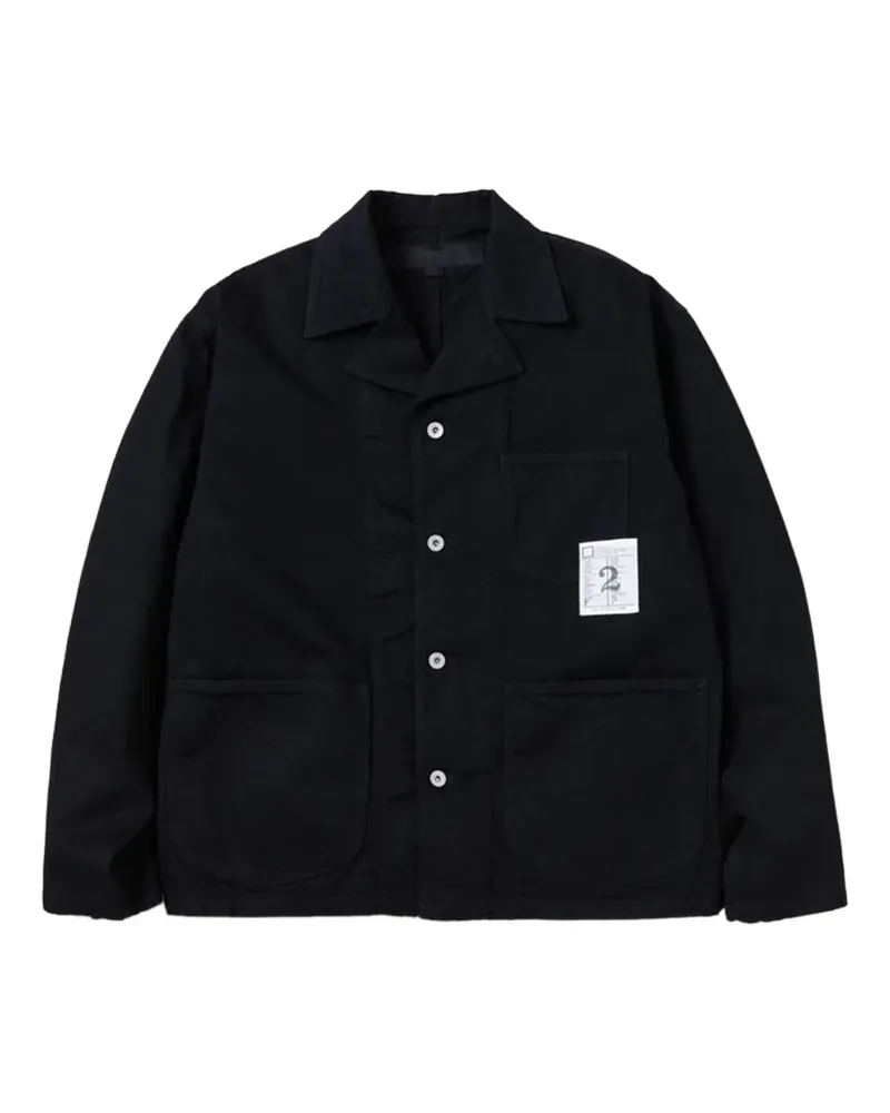 Neighborhood Jacke mit Taschen - Schwarz Schwarz