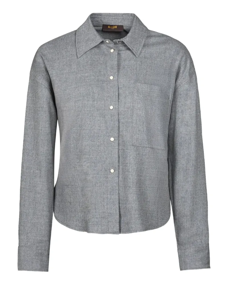 MOORER Mindy shirt - Grau Grau