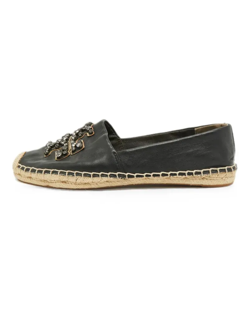 Tory Burch Ines embellished espadrilles - Schwarz Schwarz