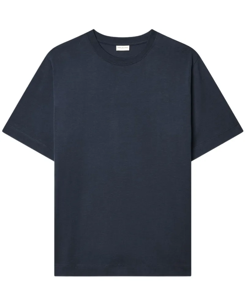Dries van Noten T-Shirt mit rundem Ausschnitt - Blau Blau