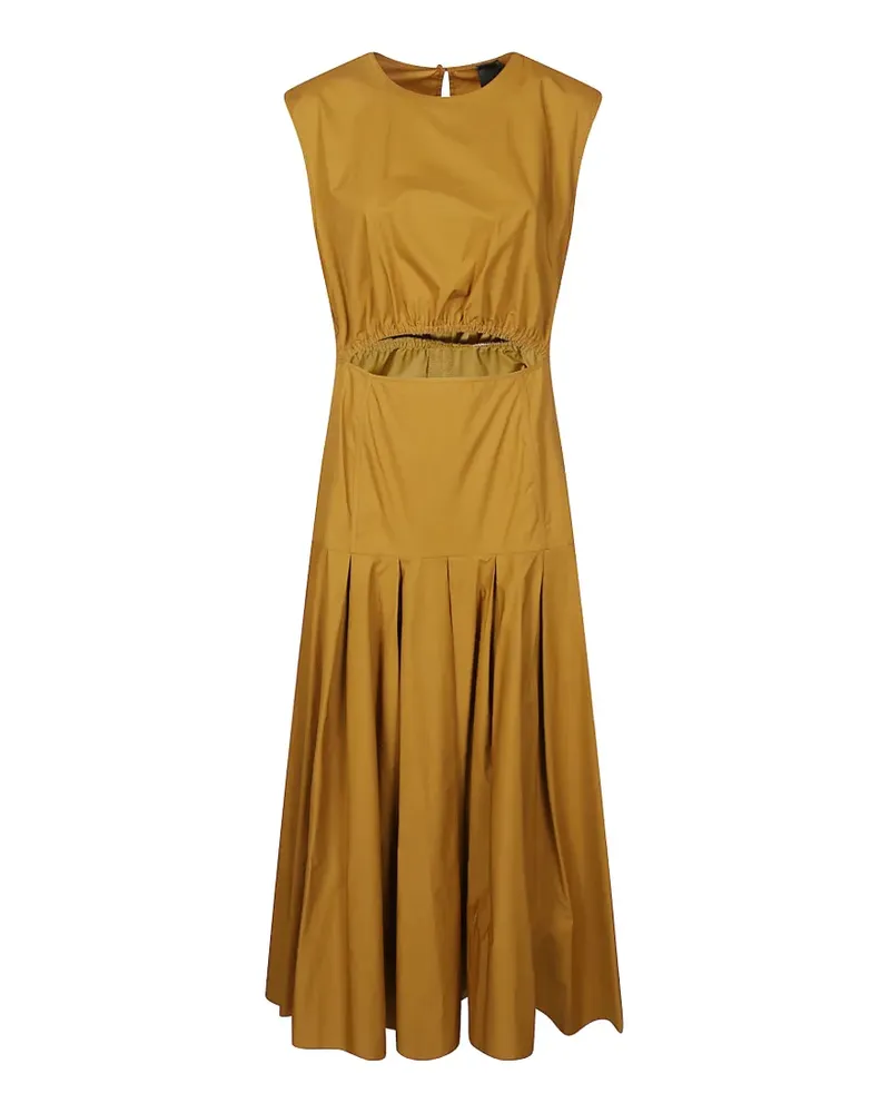 Pinko Kleid mit Falten - Braun Braun