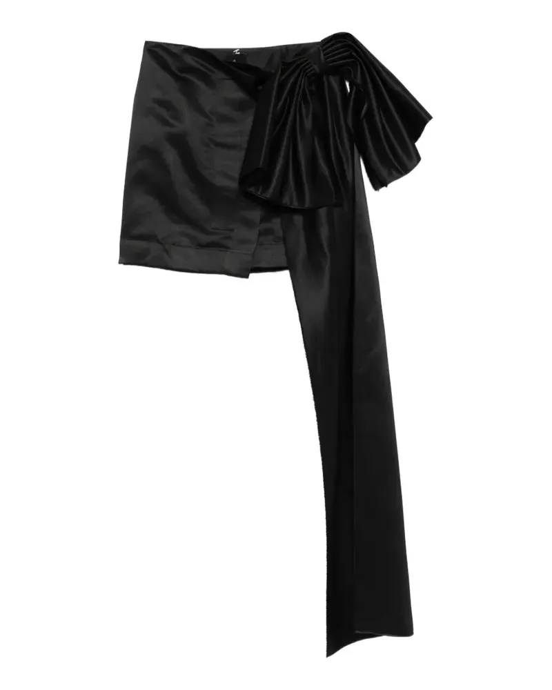 ALCHEMY x Lia Aram Minirock mit Schleifendetail - Schwarz Schwarz