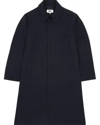 Maison Margiela Einreihiger Trenchcoat Schwarz