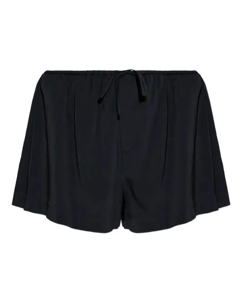 Alexander Wang Halbhohe Shorts mit Kordelzug - Schwarz Schwarz