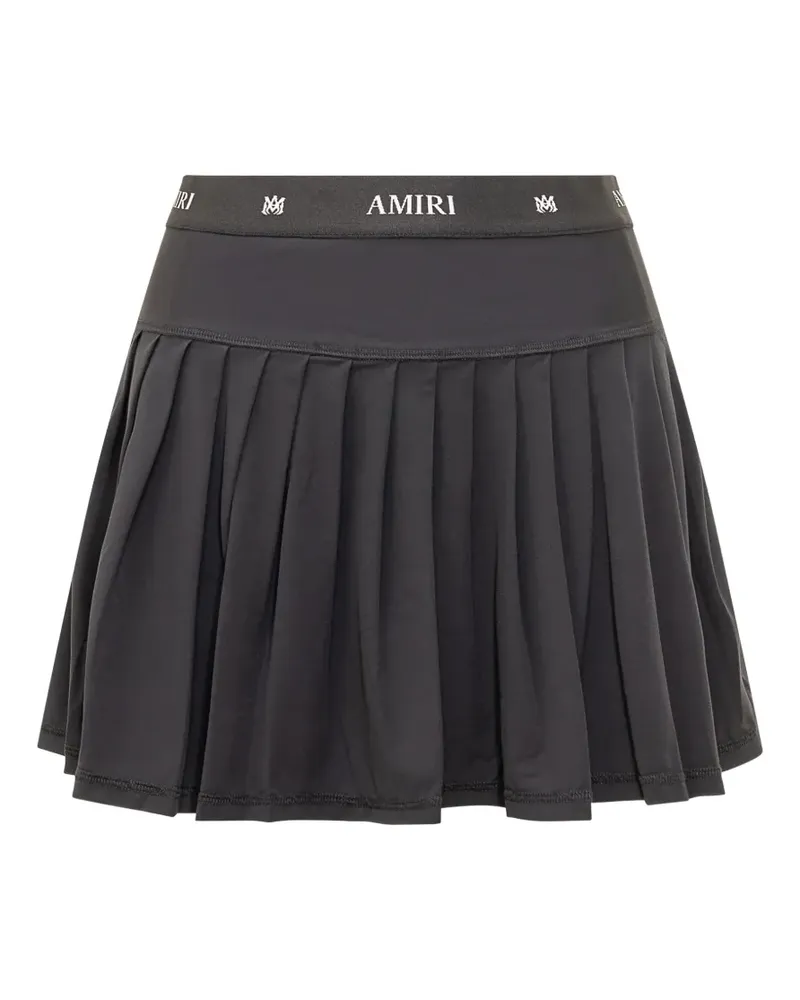 Amiri pleated mini skirt - Schwarz Schwarz