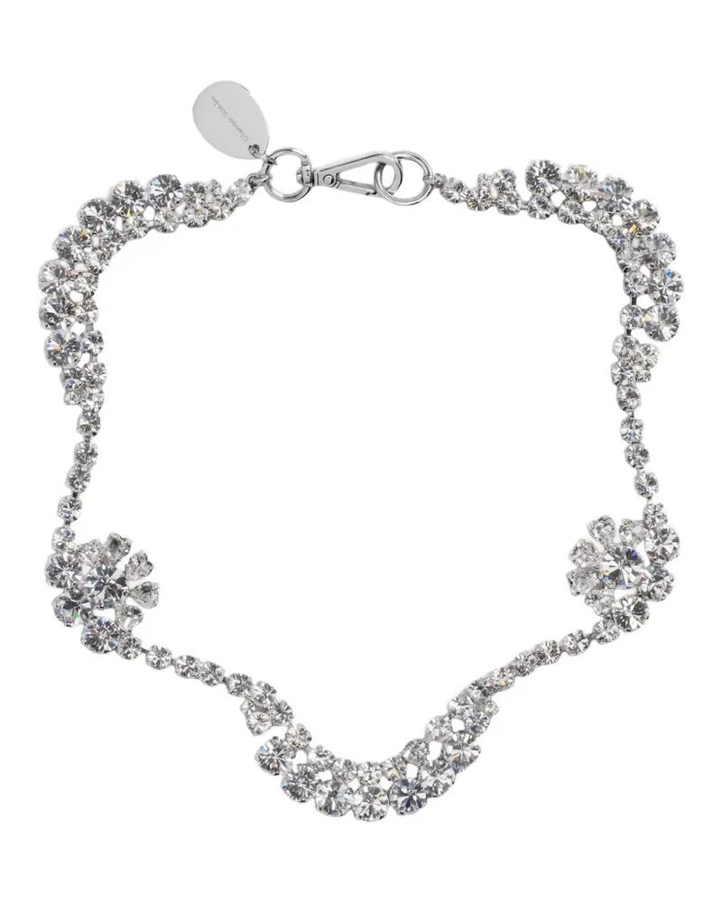Simone Rocha crystal necklace - Silber Silber