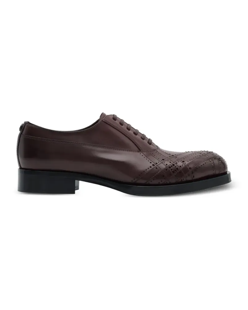 Burberry leather Windermere Oxford shoes - Braun Braun