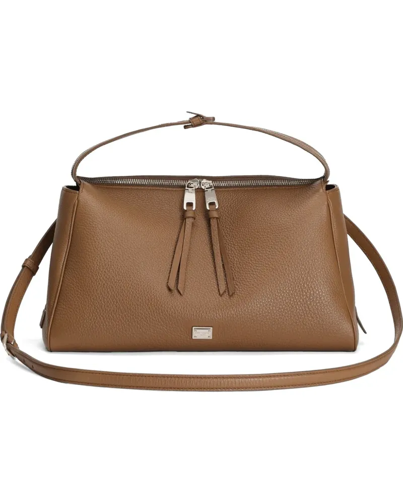 Dolce & Gabbana Vittoria Umhängetasche aus Kalbsleder - Braun Braun