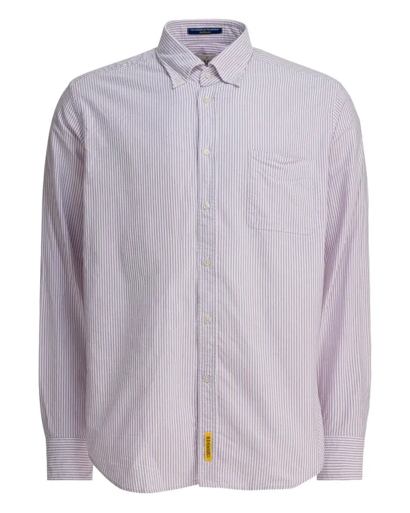 B.D. Baggies striped pocket shirt - Weiß Weiß