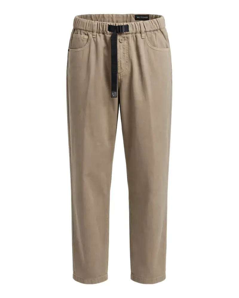 PLAN C Straight-Leg-Hose mit Gürtel - Nude Nude