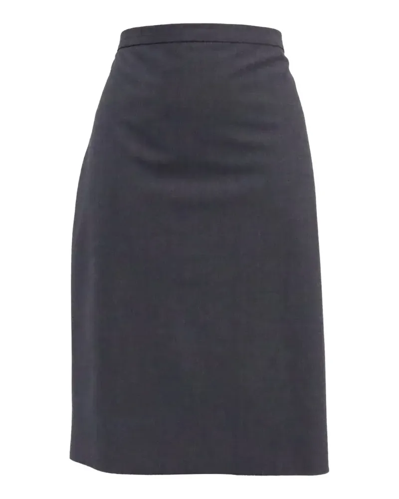 Theory Grauer Bleistiftrock Grau