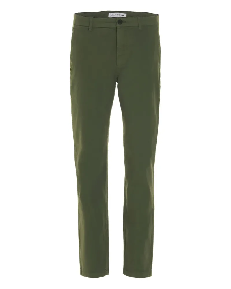 Department 5 Reißverschluss-Hose mit Faltendetail - Grün Grün
