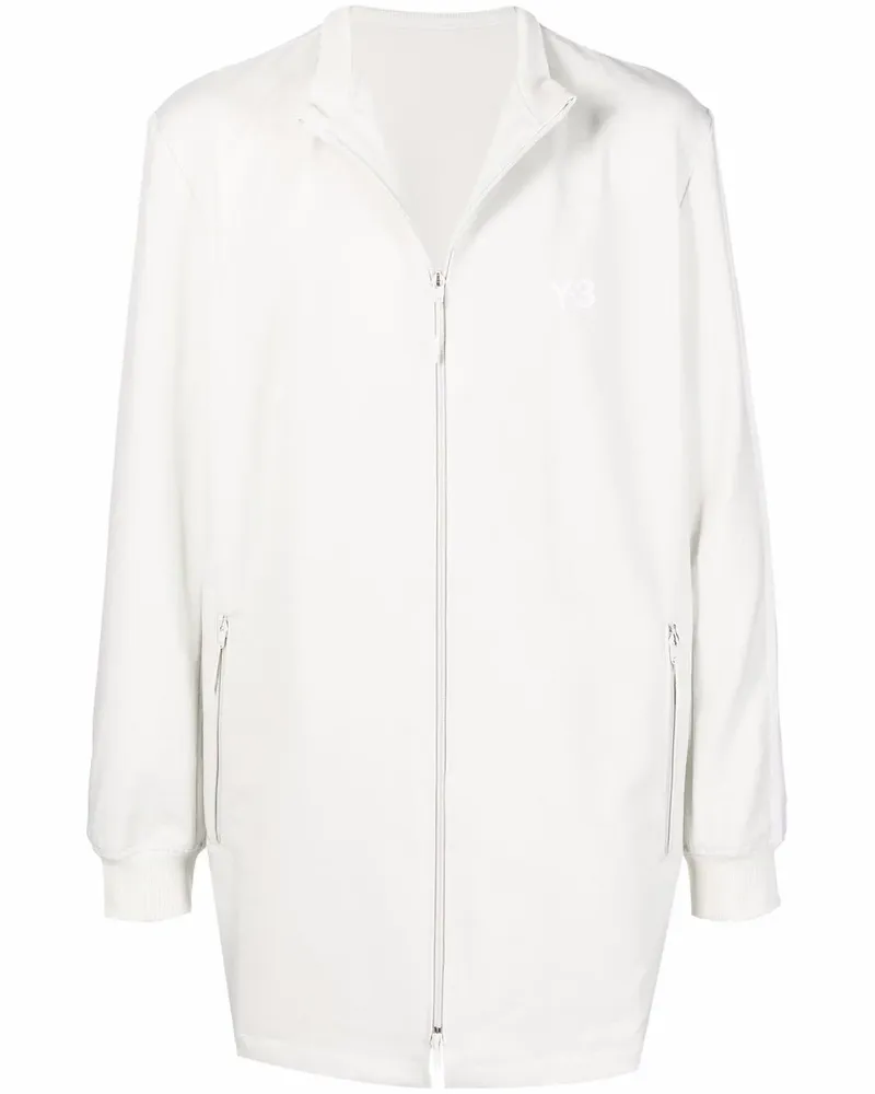 Y-3 Jacke mit Logo-Print - Grau Grau