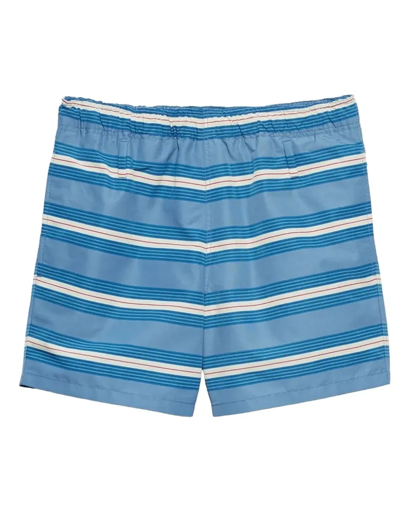 Prada Gestreifte Badehose - Blau Blau