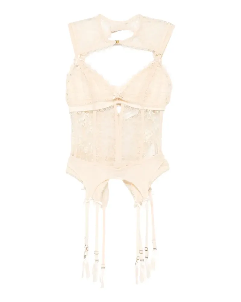 Zimmermann Corsage mit Spitzenborten - Nude Nude