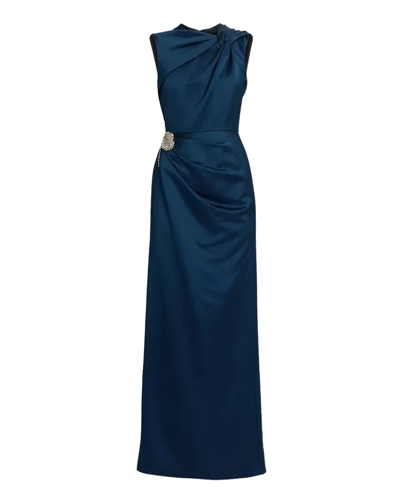 Erdem Ärmelloses Maxikleid mit Kristallen - Blau Blau