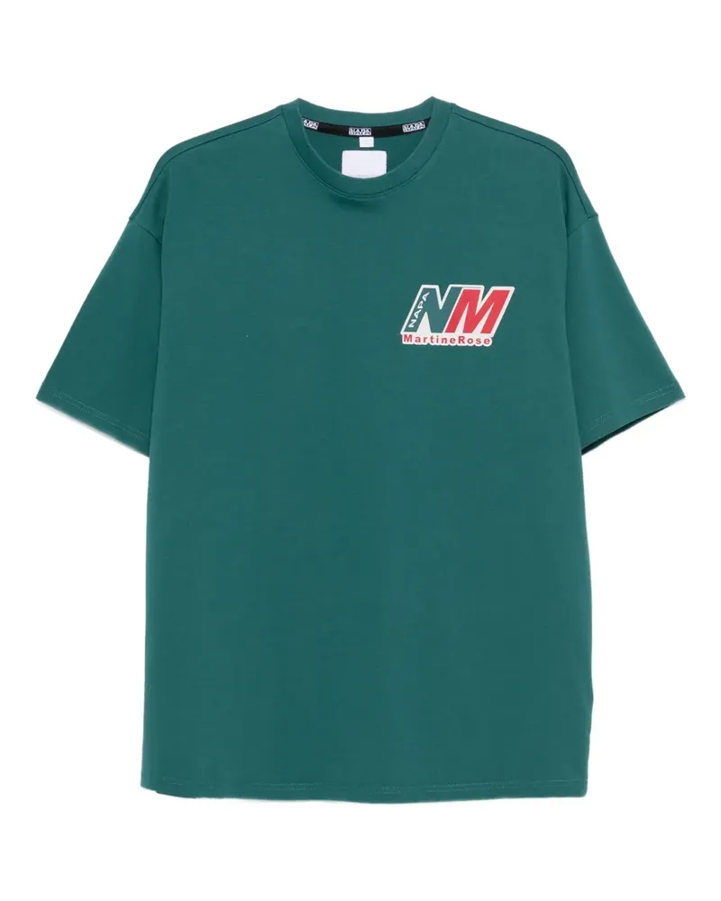 Napapijri x Martin Rose Ocelot T-Shirt - Grün Grün